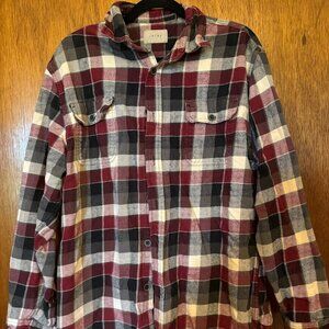 Jachs Red, White, and Black Flannel
